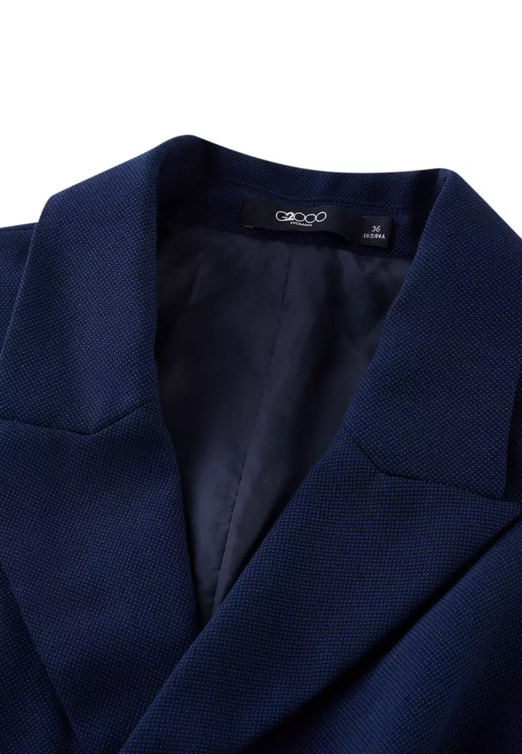 長袖西裝款連身裙