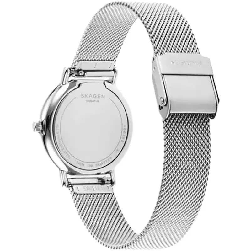 Jam Tangan Wanita Skagen Signatur Lille SKW2759 Ladies Blue Dial Mesh Strap