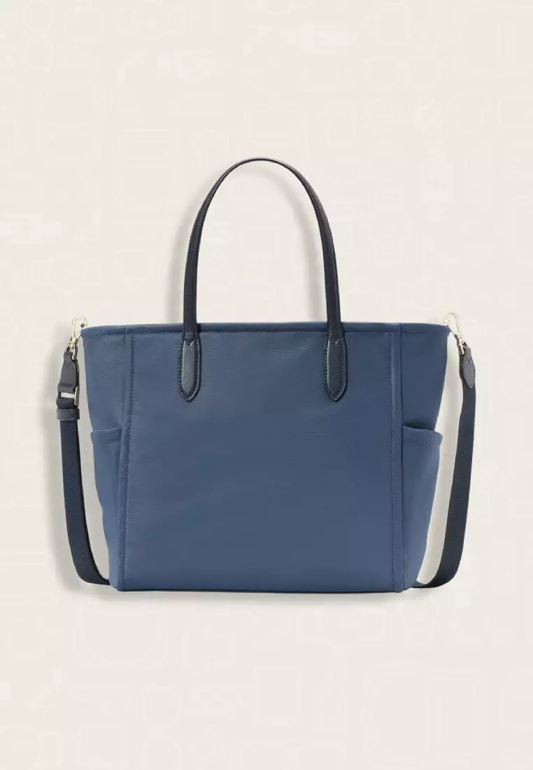 Kate Spade Chelsea Nylon Medium Satchel Bluestone