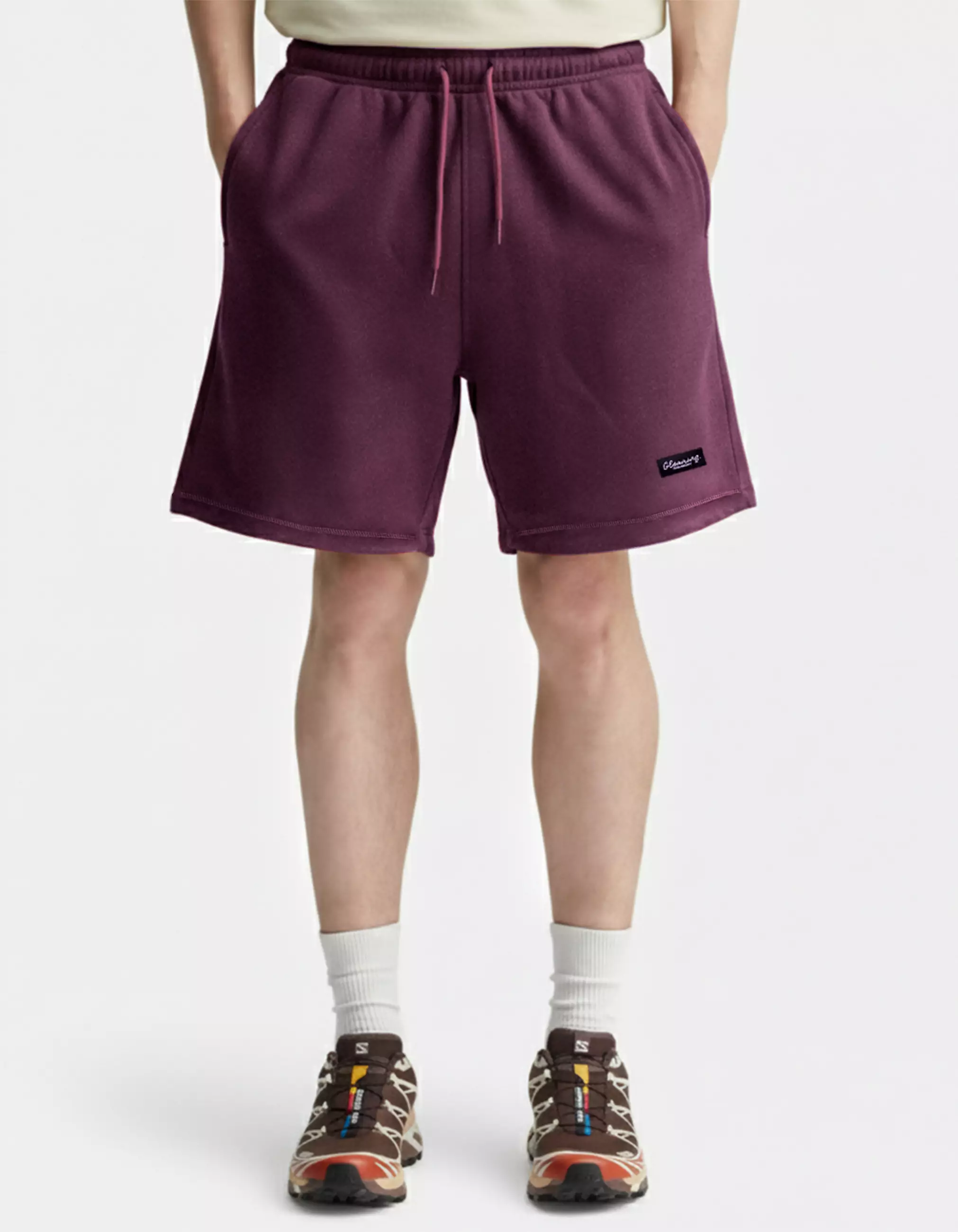 Celana Pendek Burgundy Uniqlo Boardshort