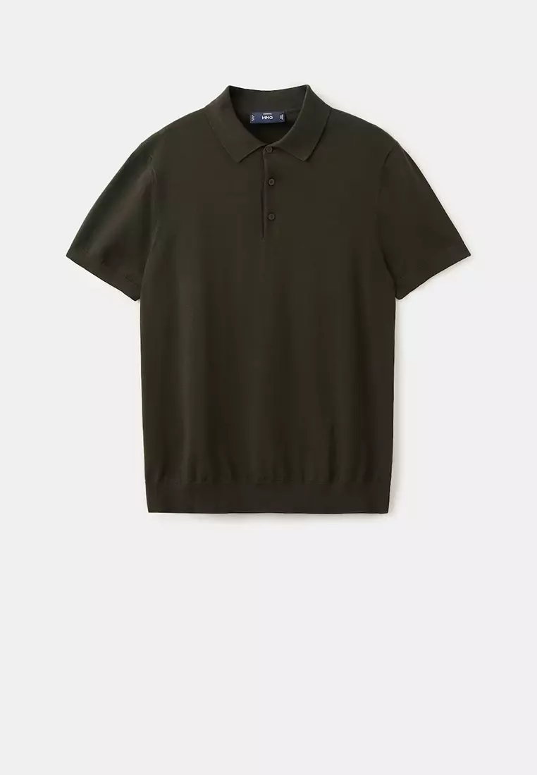 100% Cotton Fine-Knit Polo Shirt