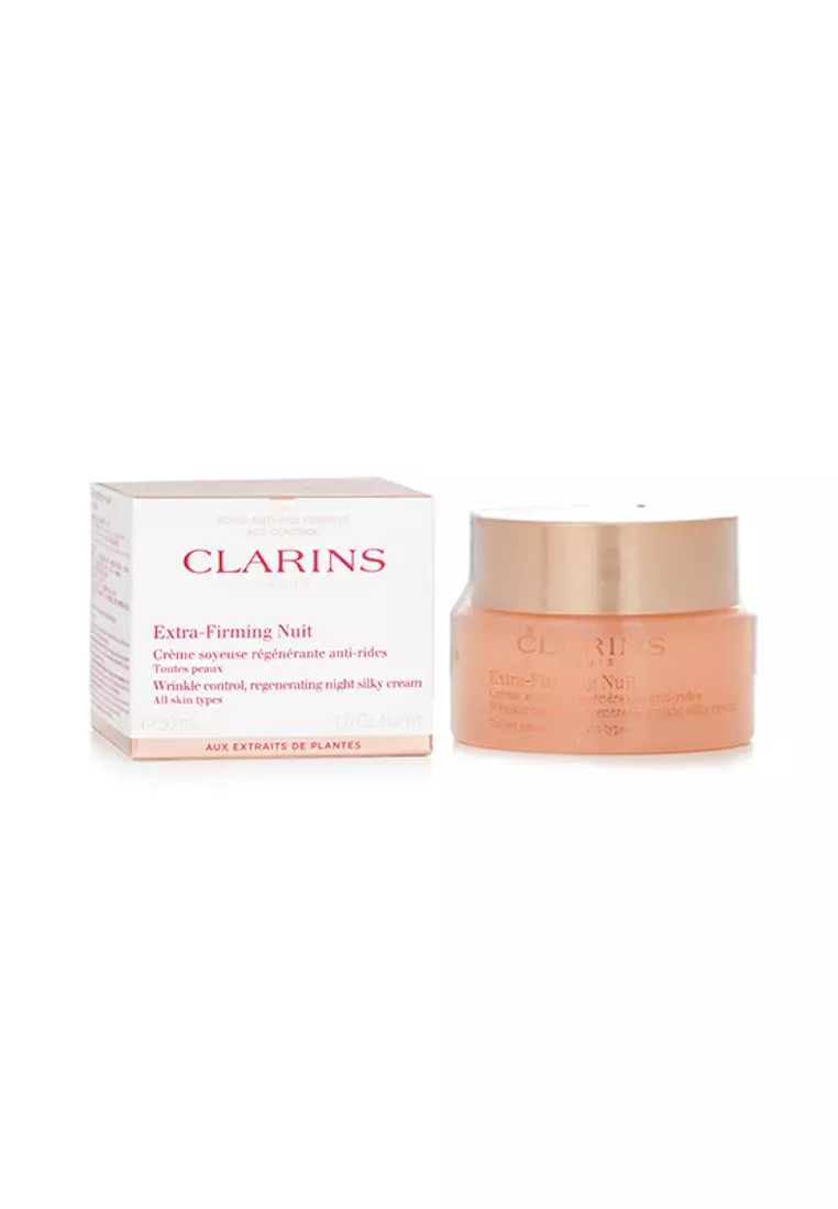 Clarins - Extra Firming Nuit Wrinkle Control, Regenerating Night Silky Cream (All Skin Type) 50ml/1.6oz