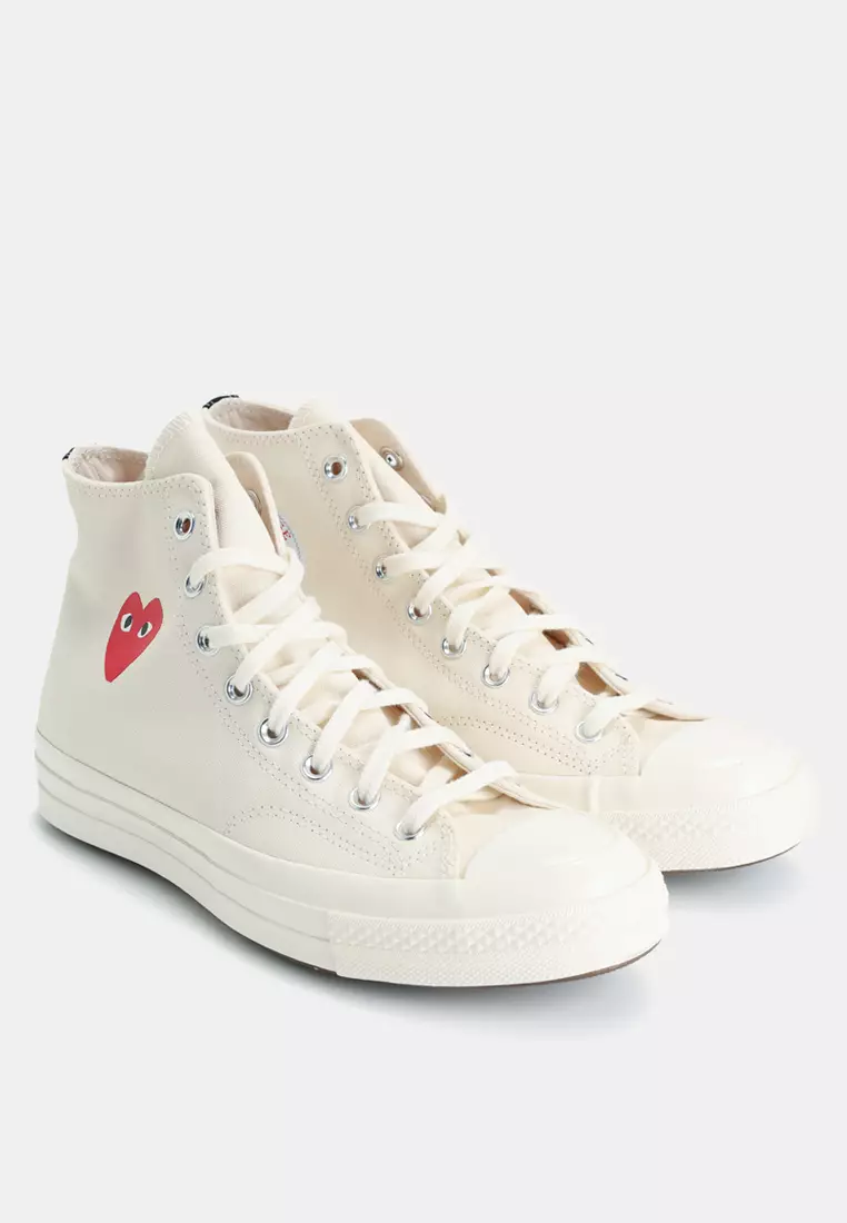 Buy CDG Play Chuck 70 Single Heart High-Top Sneakers 2026 Online