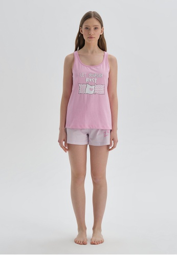 DAGİ Coral Short Pyjama Floral, Regular Fit, Homewear Sleepwear for | Buy DAGİ Online | ZALORA Hong Kong