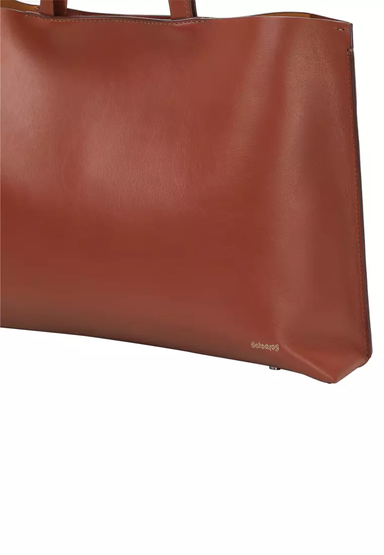 PAPERBAG Picture Tote Bag II - Caramel