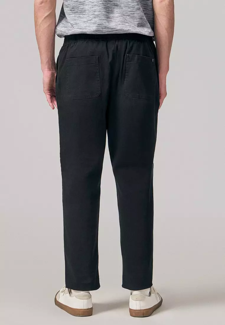 Regular Fit Pull Up Trousers