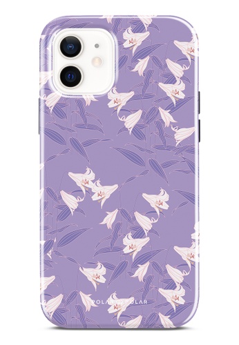 Polar Polar purple Lavender Lily iPhone 12 Dual-Layer Protective Phone Case (Glossy) 06055AC74903E4GS_1