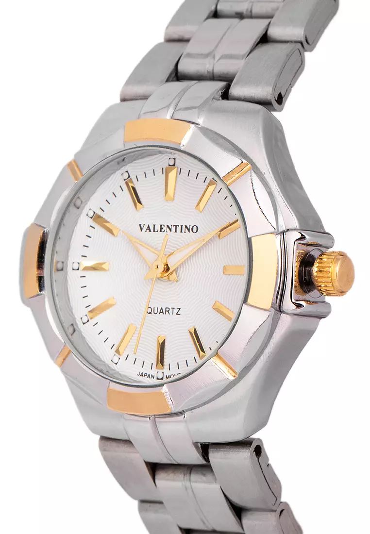 Analog Watch 20122263-Two Tone Ves - Wht Dial Line