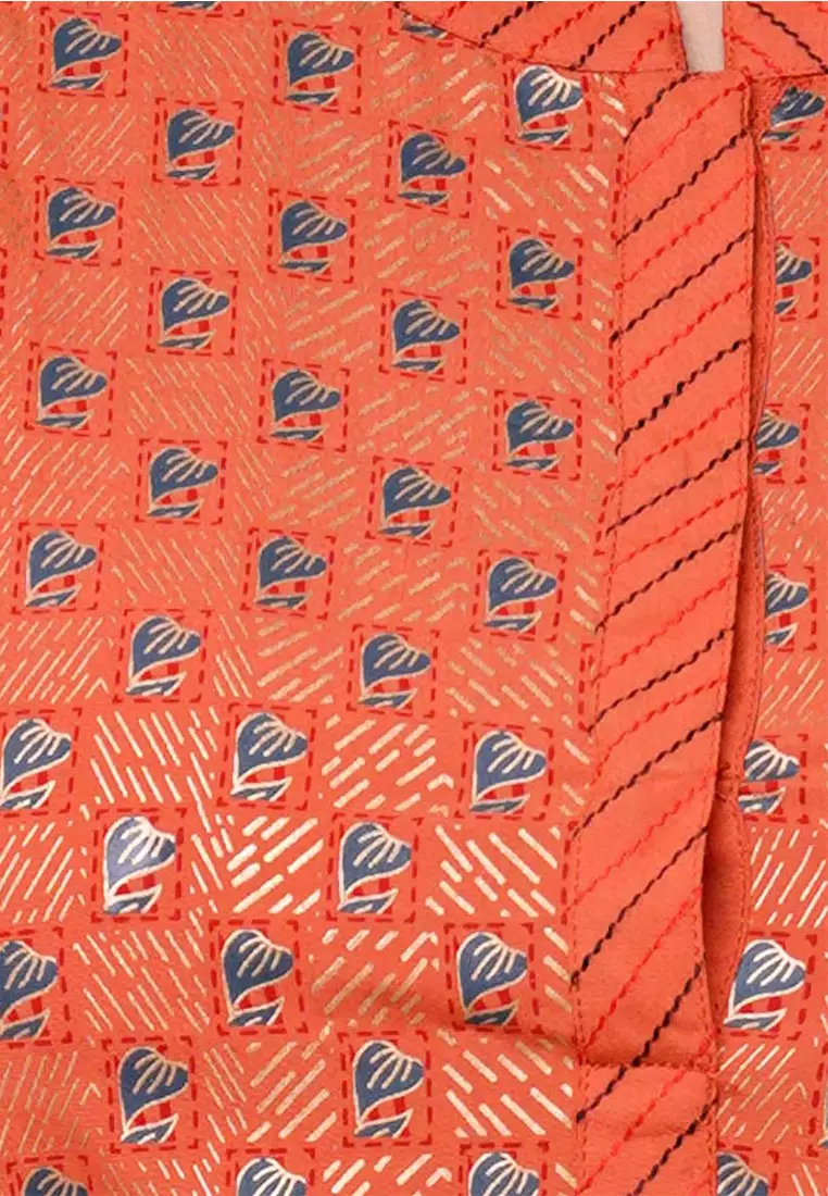 Le Reve Abstract Foil Printed Tunic