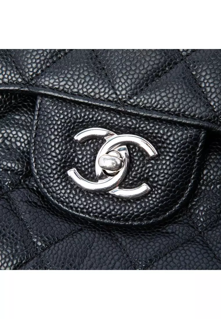 Pre-Loved Chanel Jumbo Classic Caviar Double Flap