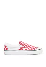 White vans hotsell with red line
