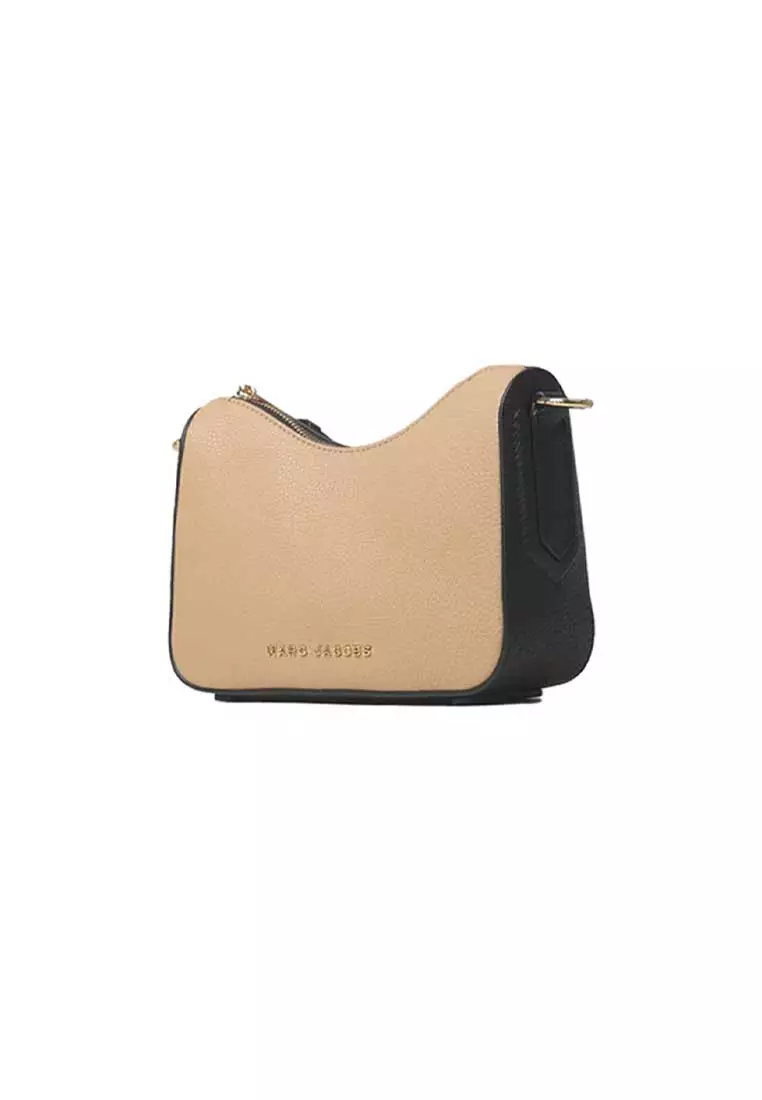 Drifter Small Convertible Leather Shoulder Bag Iced Coffee/Black 4P4HSH015H01