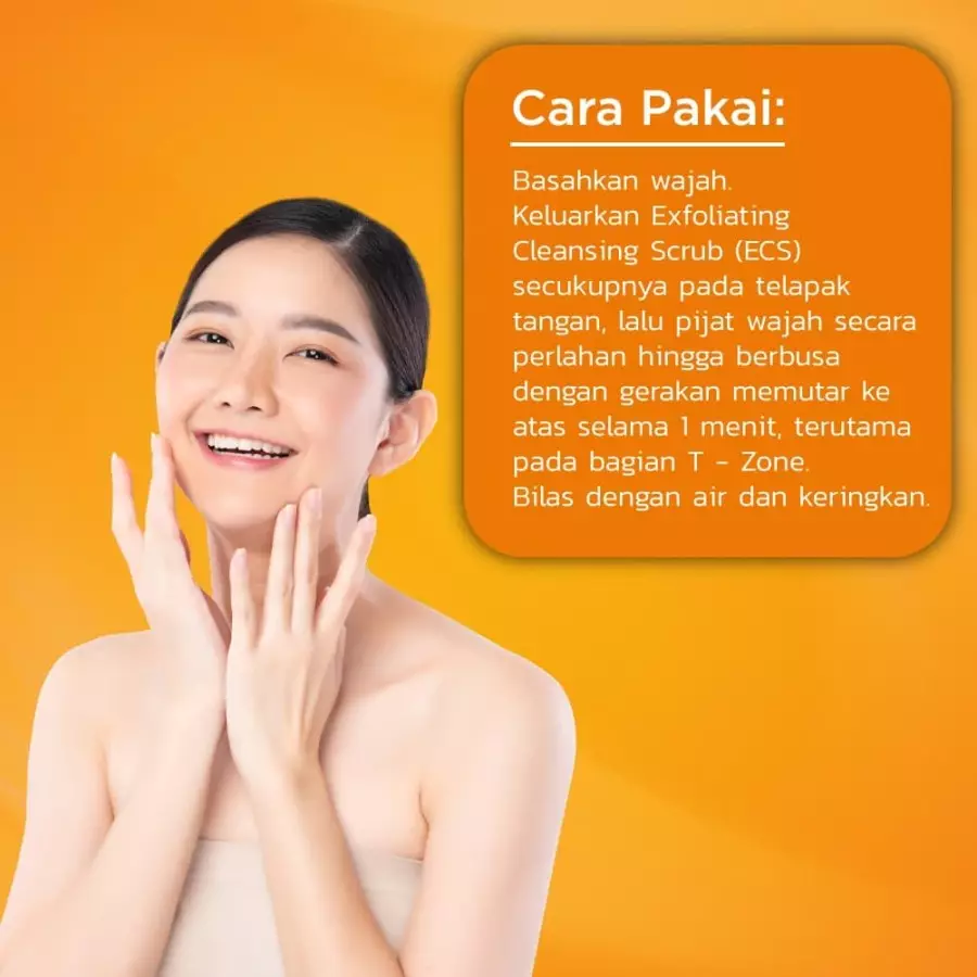 Erha Exfoliating Cleansing Scrub With Bha, Pro Vit. B5 & Niacinamide 60G - Sabun Wajah