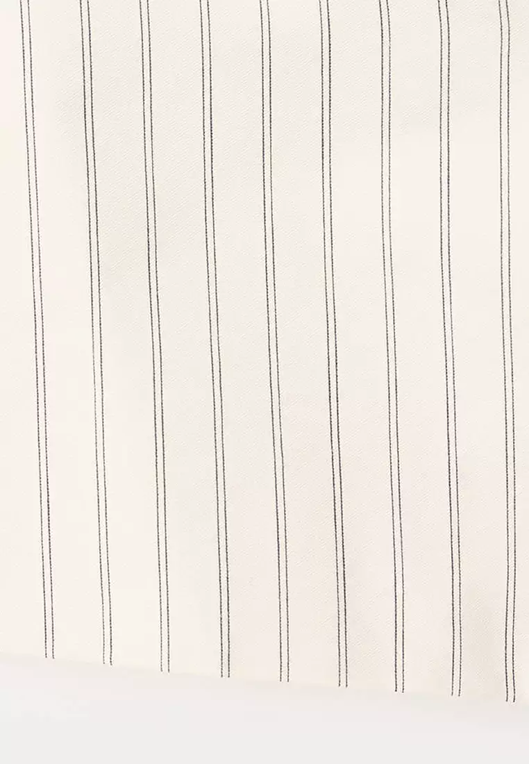 Supriya Lele x Mango Pinstripe Open-Back Gilet