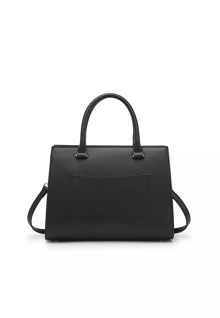 Women's Top Handle Bag / Sling Bag / Crossbody Bag - Black