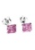 Elfi silver Elfi 925 Genuine Silver Stud Earrings SE-11M (Pink) B9ACBACAB6FCCAGS_1