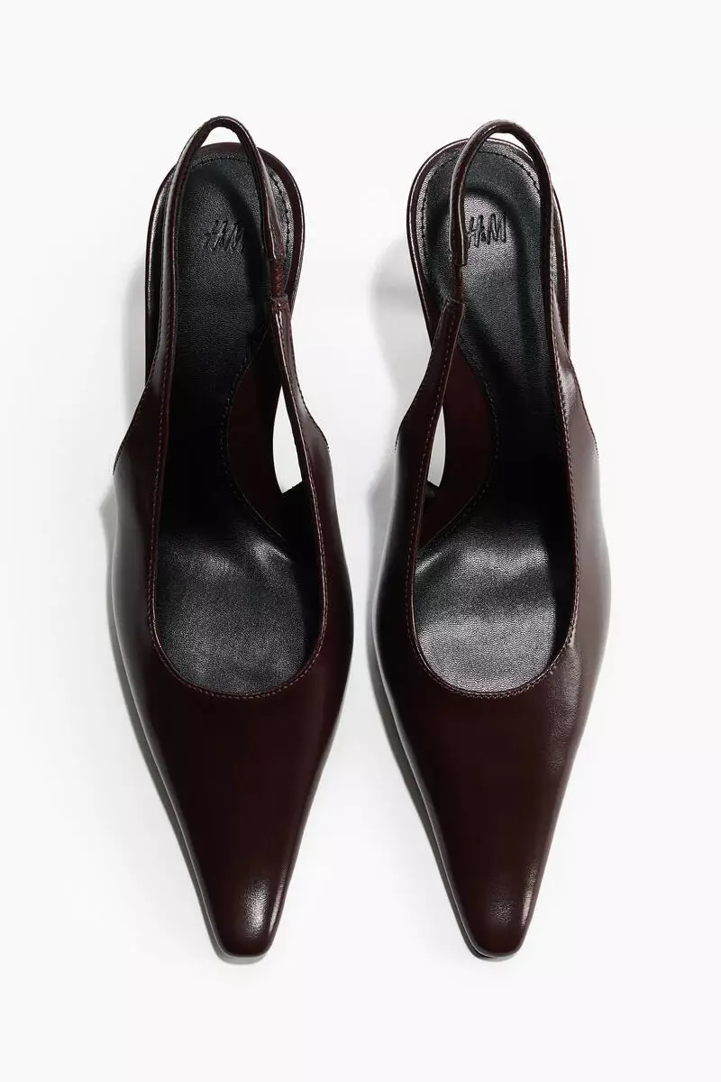 Heeled slingbacks