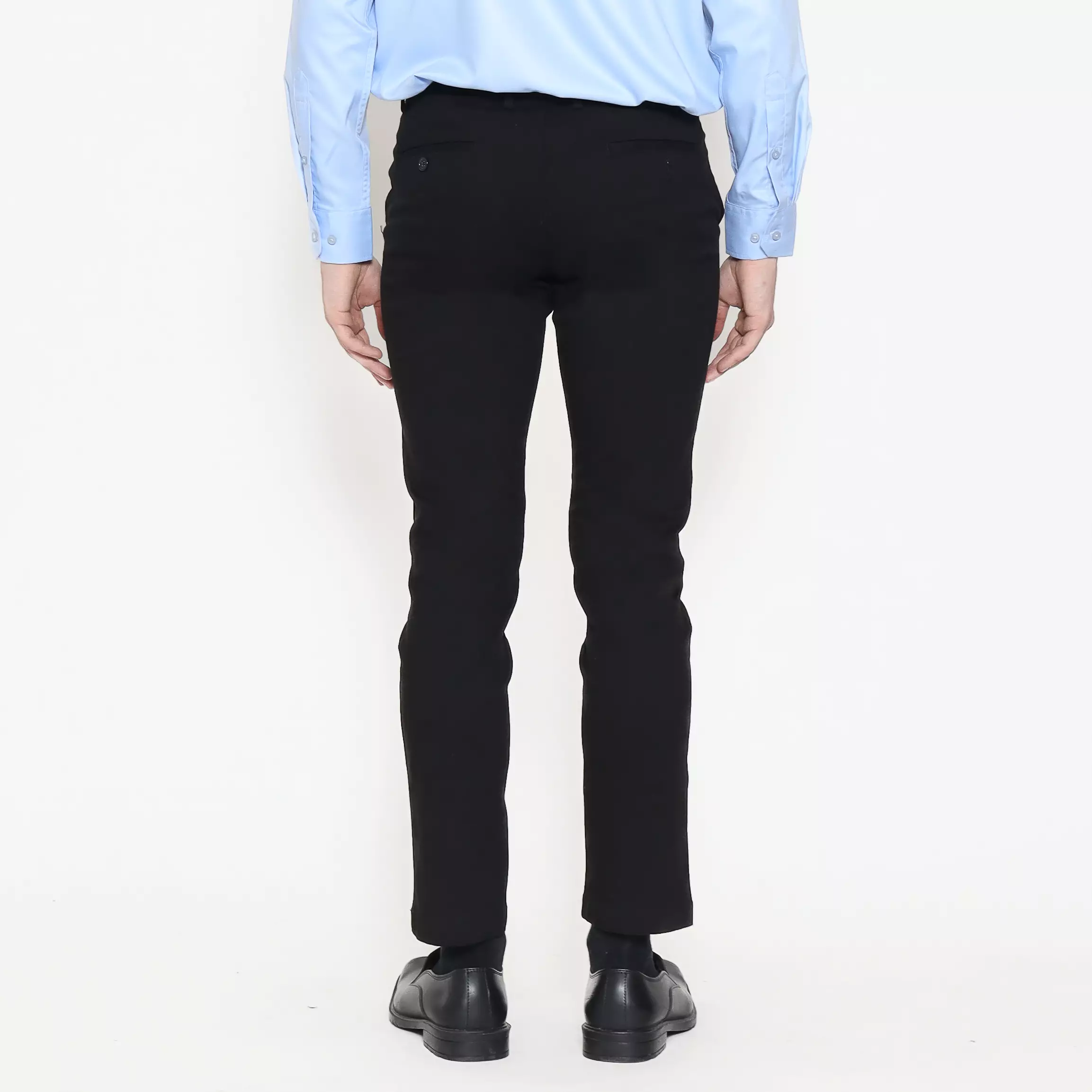 Schoeller Celana Chinos Pria Slim Fit warna Hitam – S.1-CCSF.-G101-CTS-SF