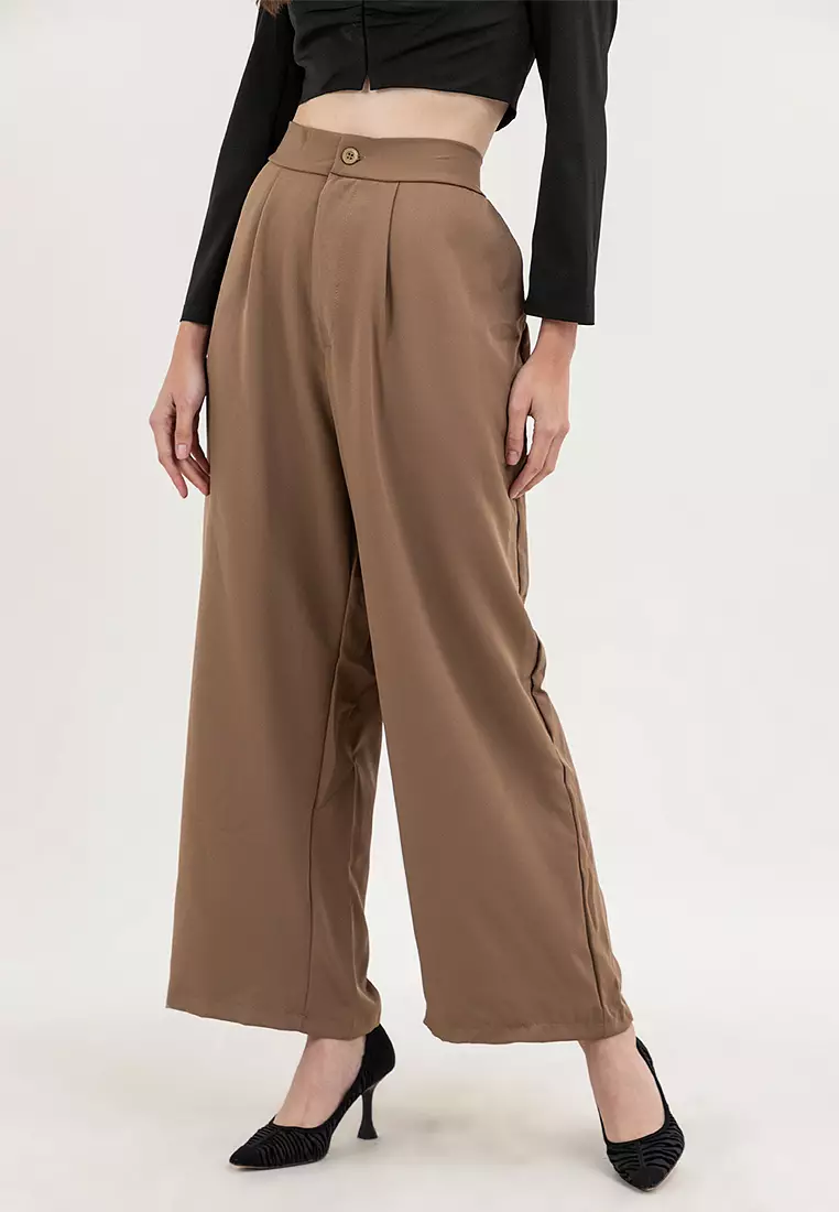 Nicole Button Square Pants