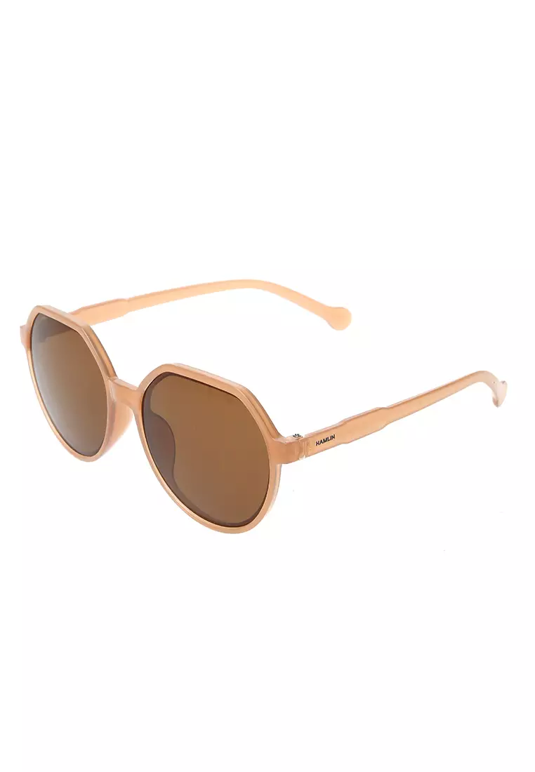 Revika Kacamata Wanita Desain Retro Elegan Sunglasess Aksesoris Fashion Material Plastic ORIGINAL - Tea