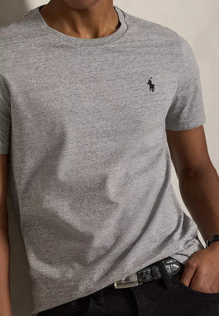 Custom Slim Fit Jersey Crewneck T-Shirt