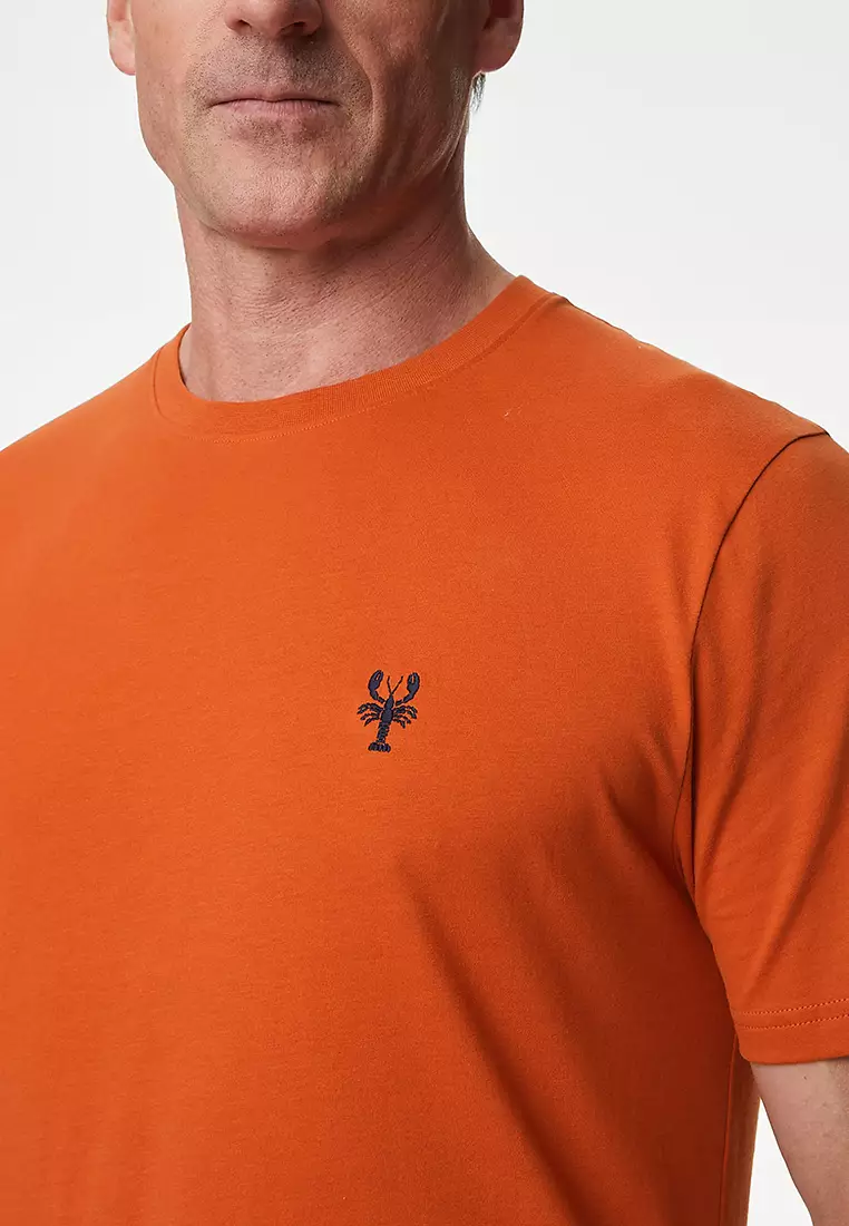 Pure Cotton Lobster Print Pyjama Set