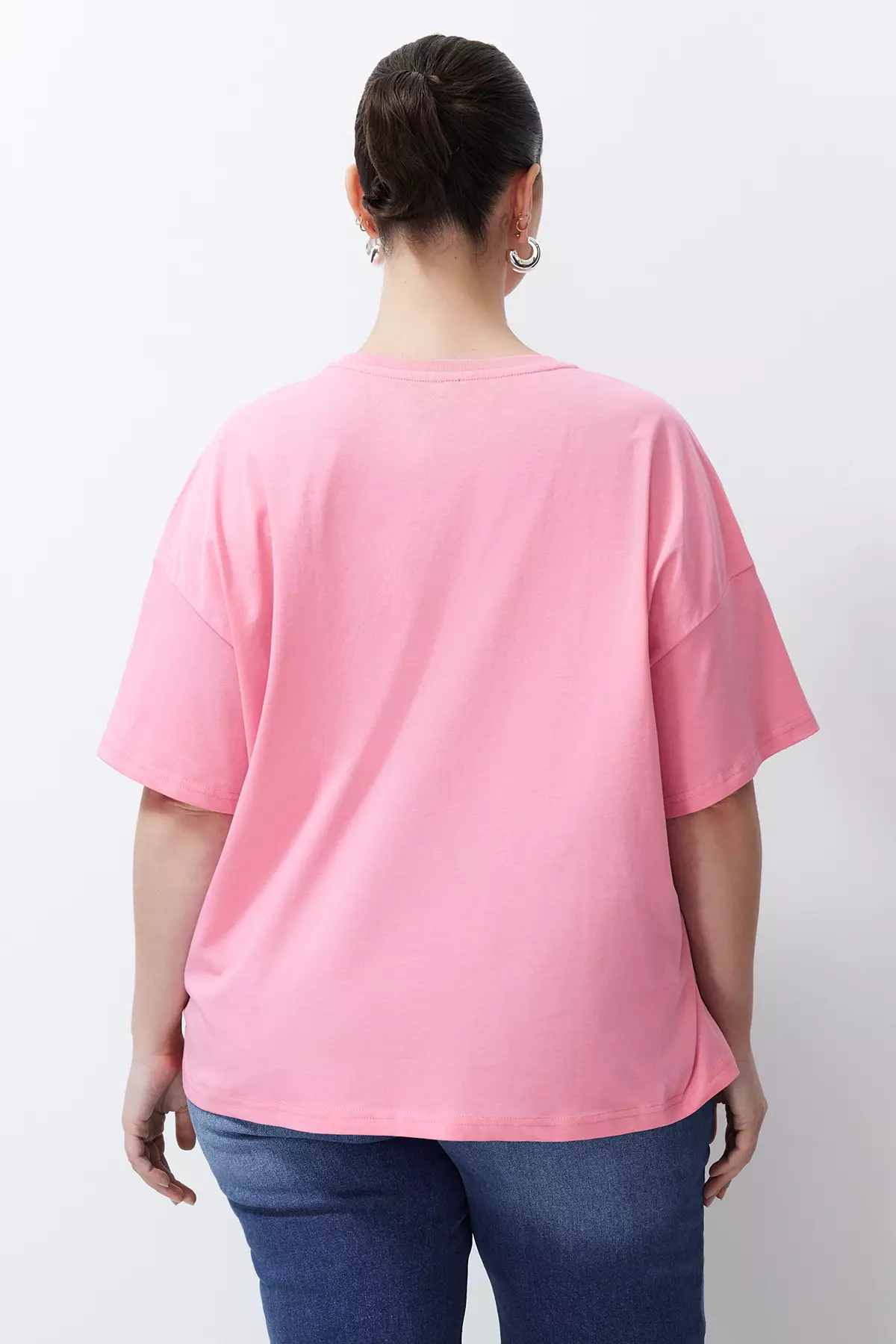 buy-trendyol-plus-size-oversized-t-shirt-2024-online-zalora