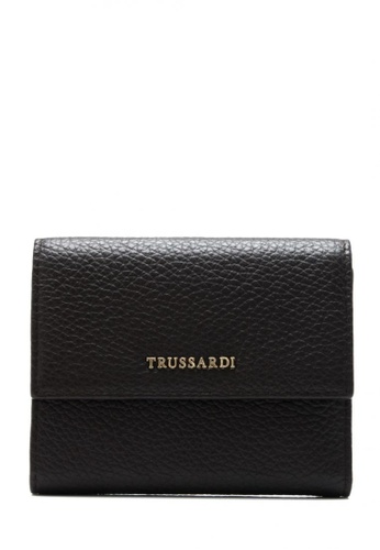 Trussardi brown Trussardi Short Flap Leather Wallet (Brown) 2FF74ACDF9D9A1GS_1