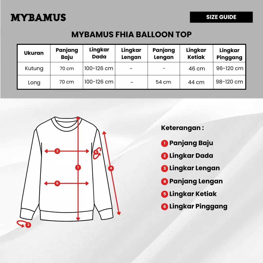 Fhia Balloon Top - Long Broken White M19645 R98S3