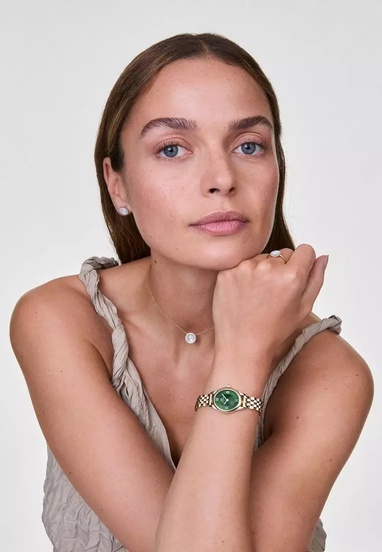 Ophelia Mini Emerald Gold  - Women Watch stainless steel watch DW Official Authentic Original 女士手錶 不銹鋼手錶 DW 官方正品原裝