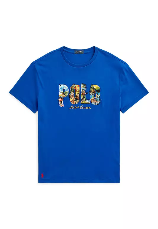 Classic Fit Graphic Logo Jersey T-Shirt