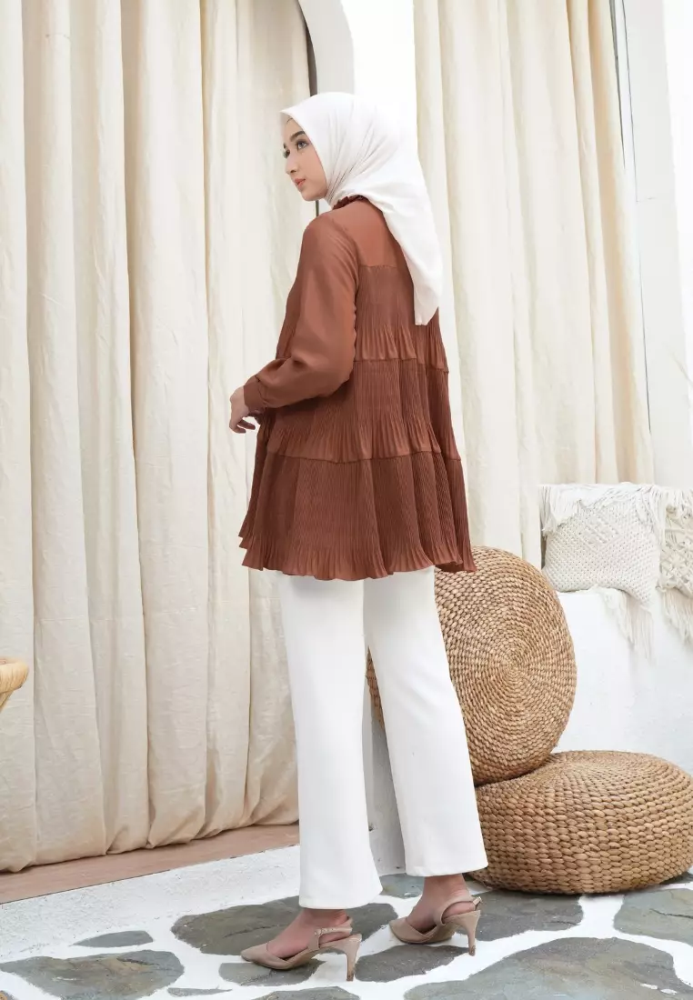 Cassie Blouse - Cocoa