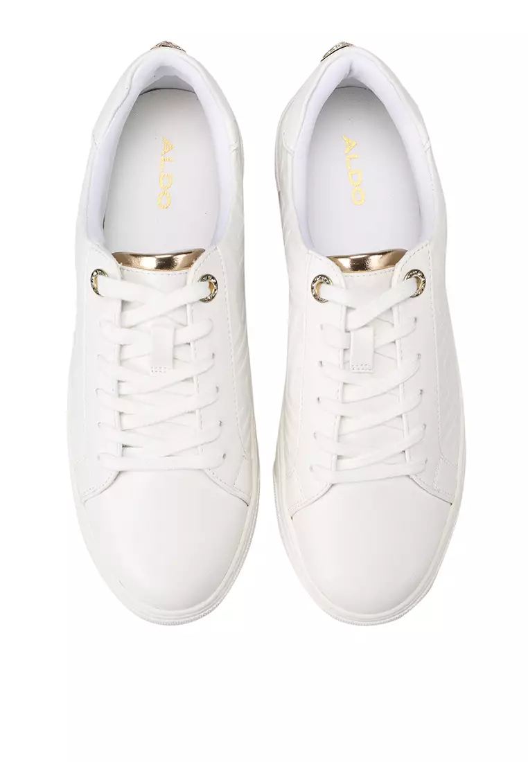 Aldo white leather on sale sneakers