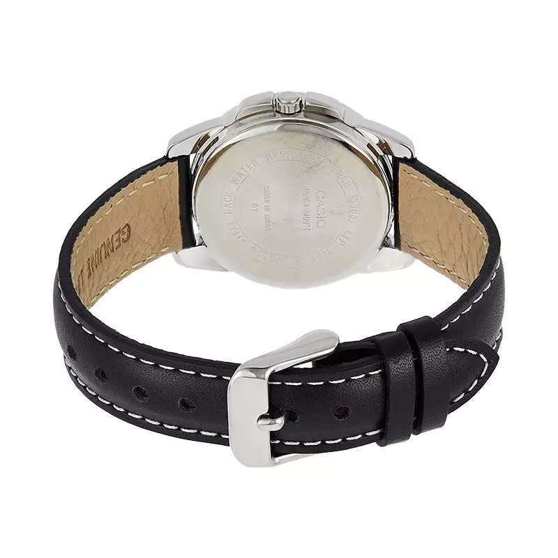 Jam Tangan Wanita Casio Standard LTP-1314L-8AVDF LTP1314 LTP-1314L Enticer Black Leather Band