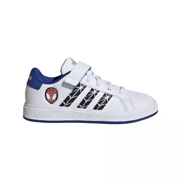 ADIDAS Marvel's Spider-Man Grand Court Shoes Kids IF0925 - Sepatu Anak (Putih)