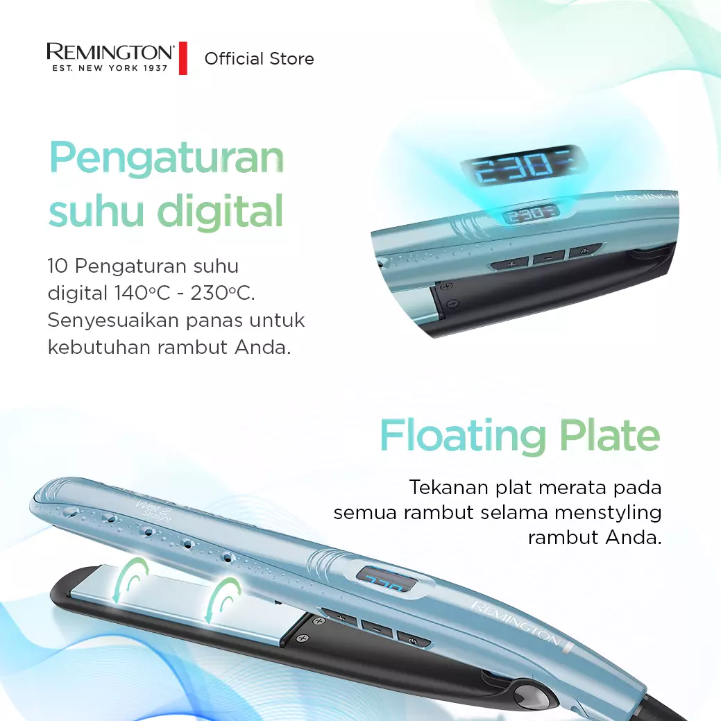 Paket Remington Catokan S7300 - Hairdryer D2400