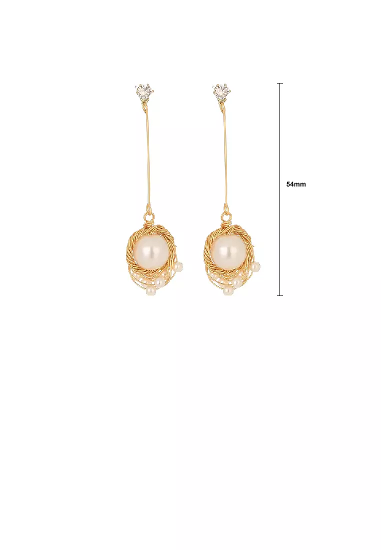 Gold plated hotsell tassel earrings