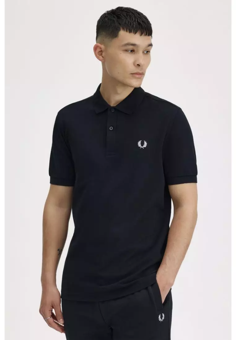 Fred Perry M6000 The Twin Tipped Fred Perry Shirt (Black / White)
