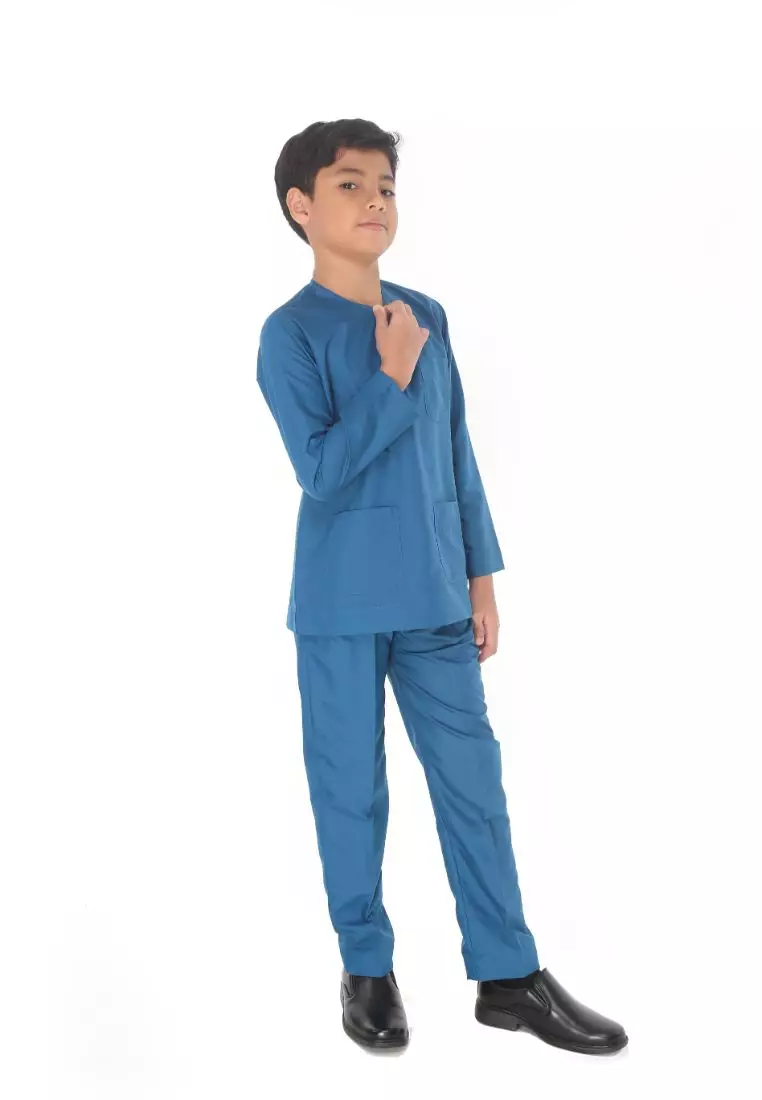 Baju Melayu Moden Teluk Belanga For Kids