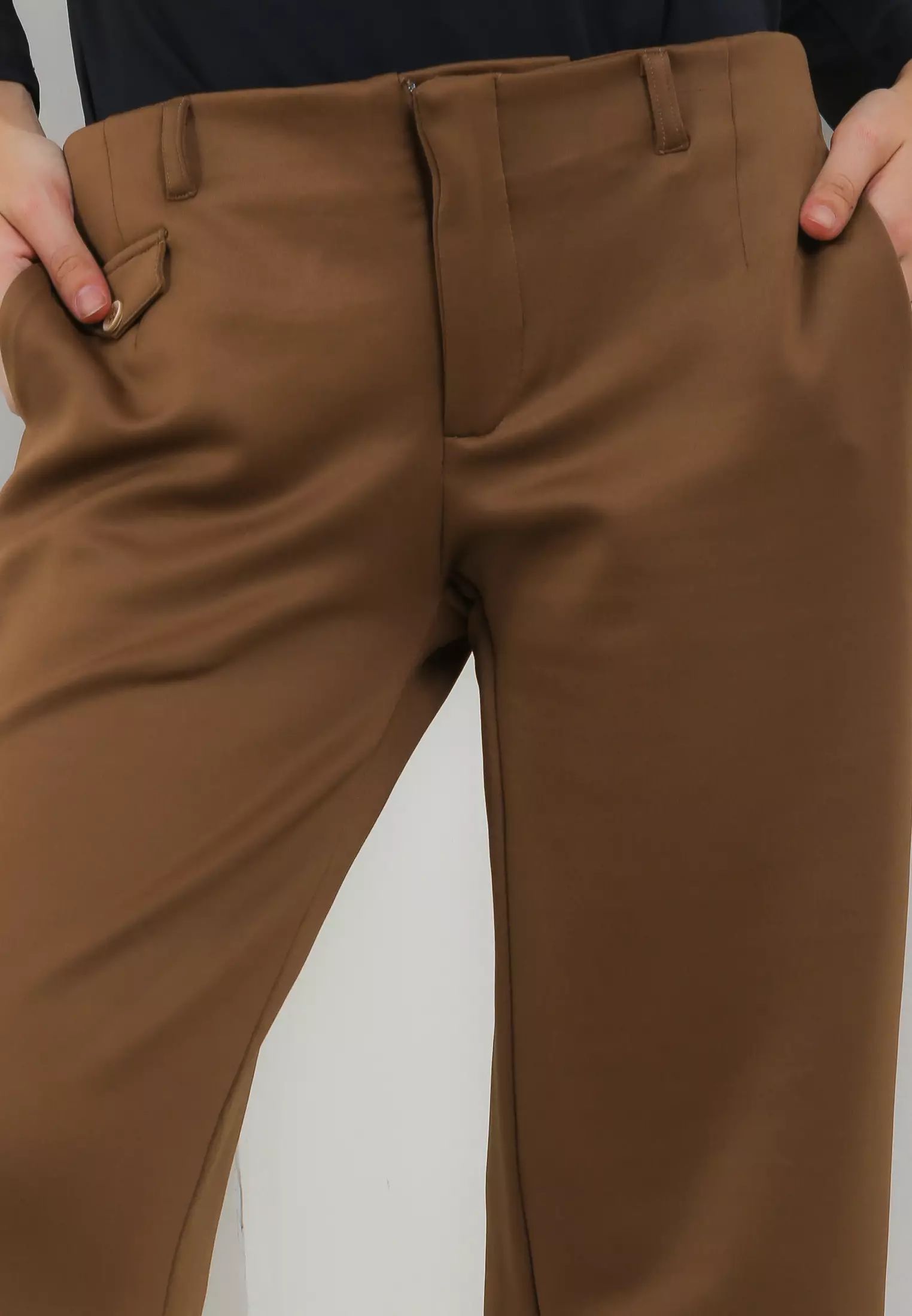 MFMW Lienlien Celana Panjang Kulot Coklat