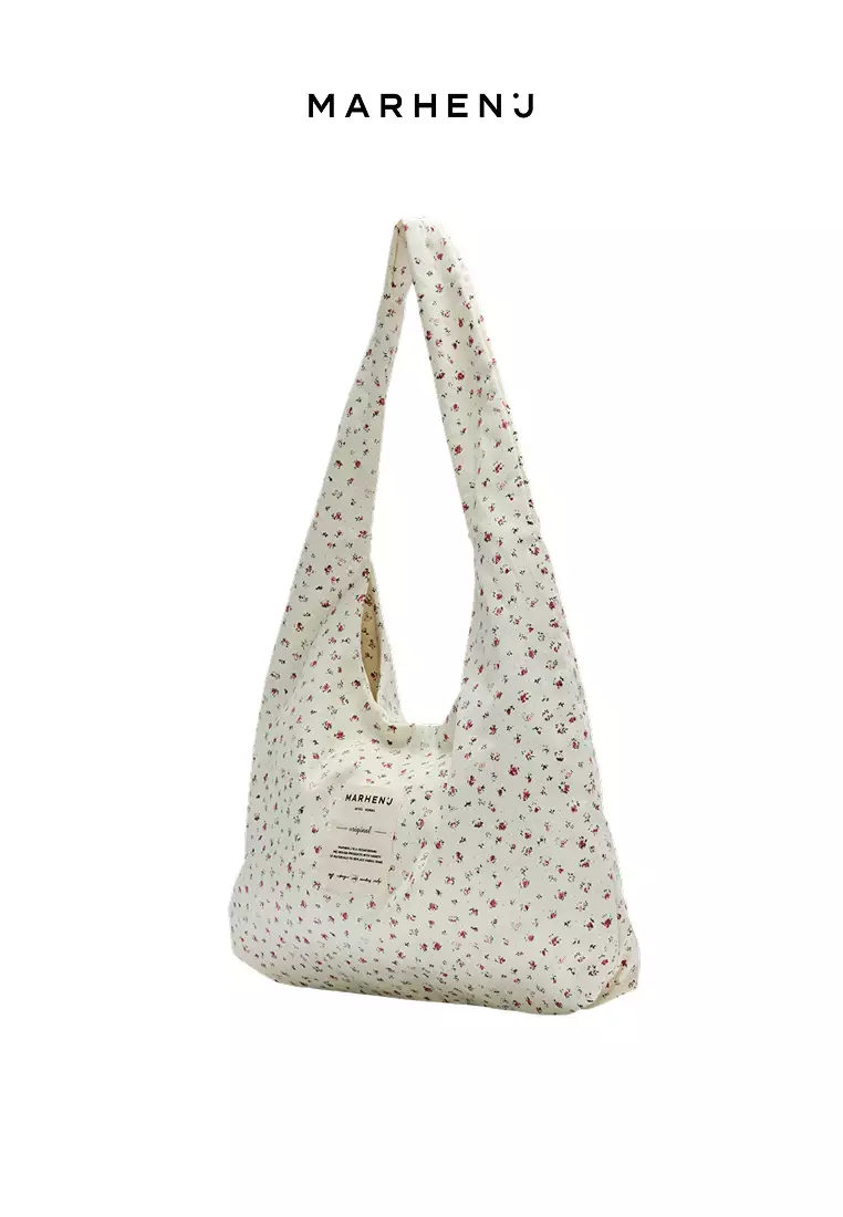 DEWY Nylon Shoulder Bag Flower