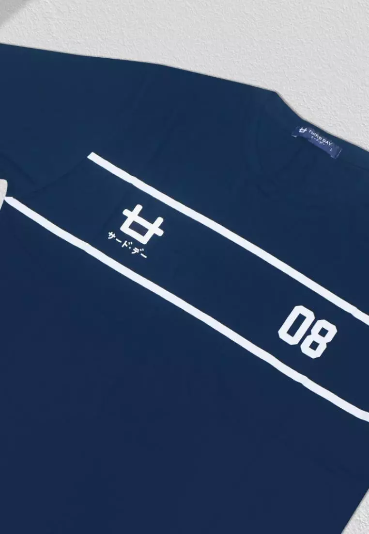MTG42 Third Day logo x 08 kaos pria unisex biru navy