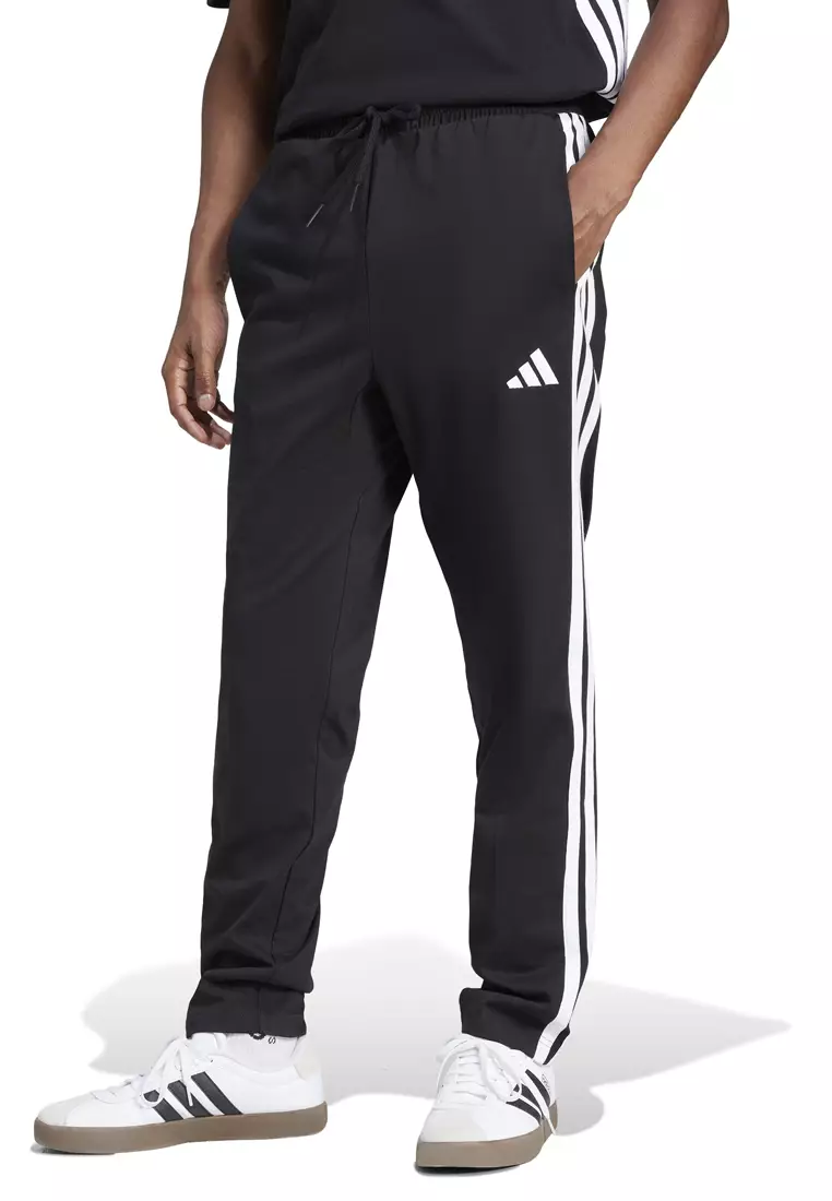 Essentials 3-Stripes Single Jersey Pants
