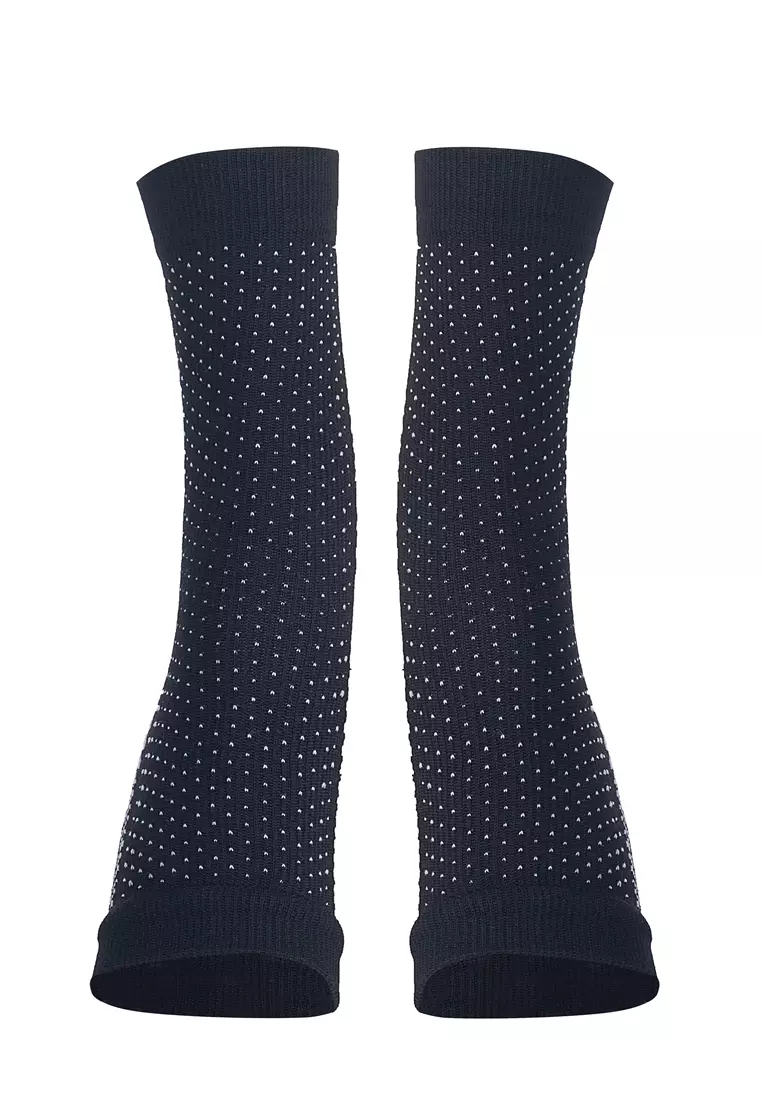 Seish Kaos Kaki Anti Fatigue Compression Socks Size L/XL Material Nylon ORIGINAL - Black