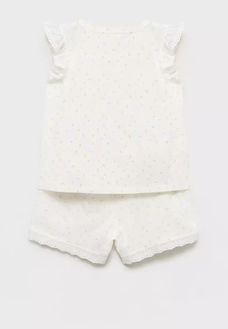 Jual MANGO KIDS Floral Cotton Pyjamas Original 2025 ZALORA