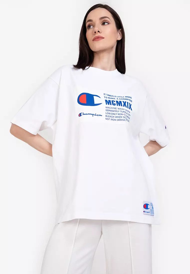Buy CHAMPION Japan Line Champion Short Sleeve T Shirt White 2024