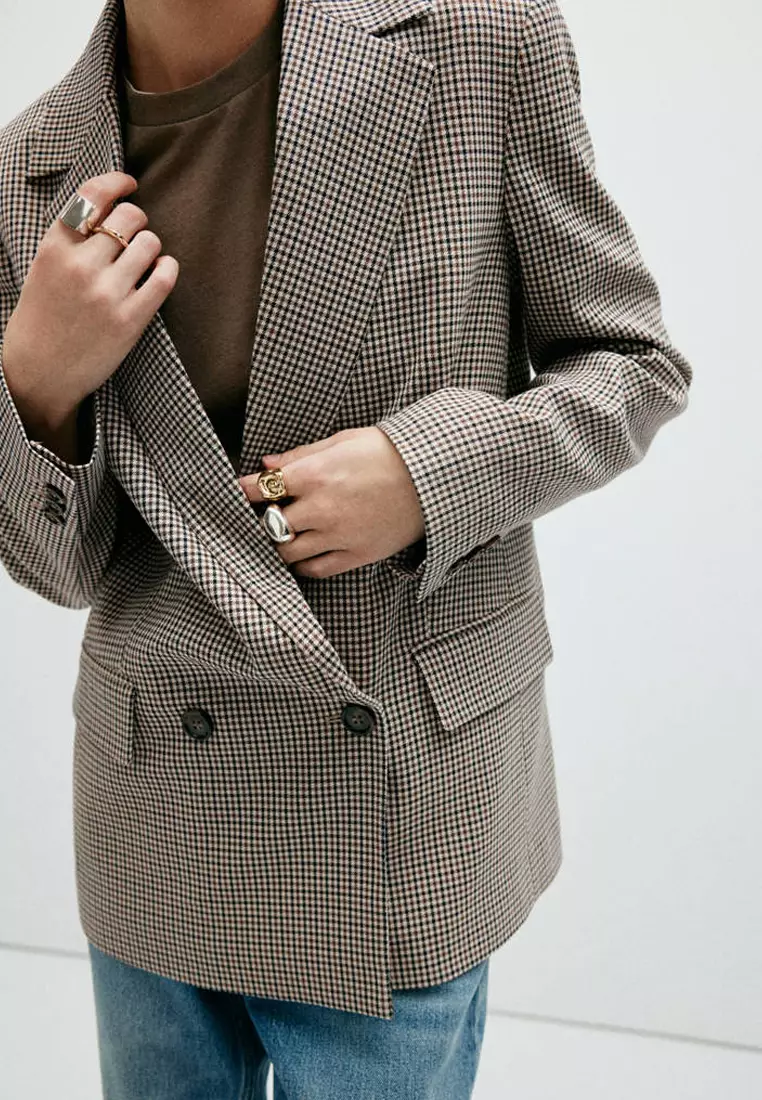 Micro-Houndstooth Jacket