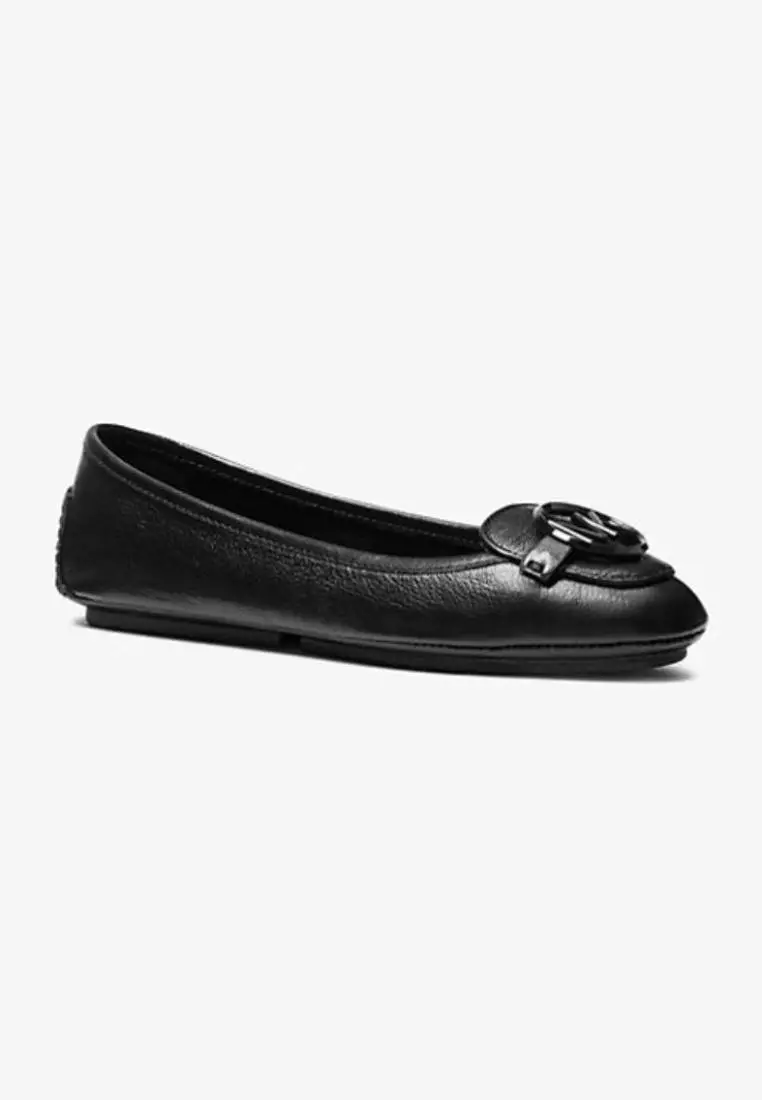 michael michael kors lillie leather moccasin