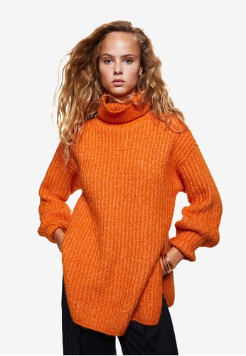 Mango Oversized Perkins Neck Sweater | ZALORA Philippines