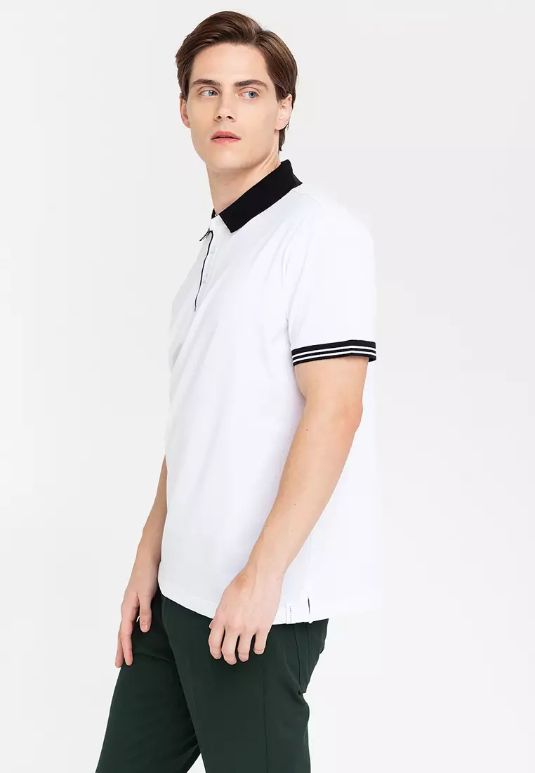 Cvc End on end 3 Button Polo Shirt